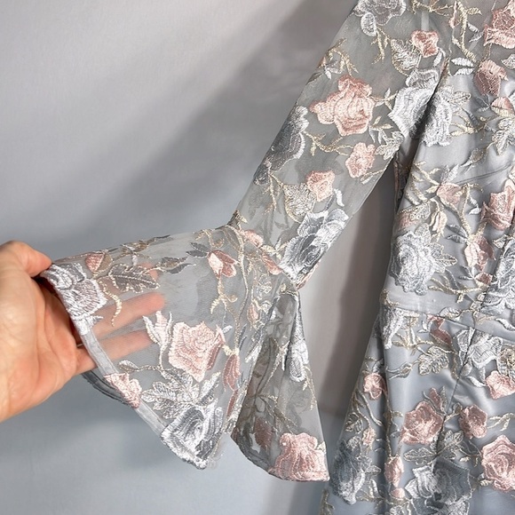 Eliza J Floral Embroidered Sheath Dress size 4 - Picture 6 of 12